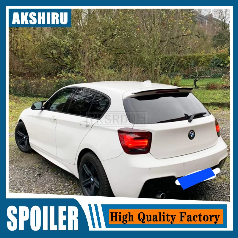 

For BMW F20 116 118 120 125 M135I spoiler High Quality ABS Material Car Rear Wing Primer Color spoiler 2012-2015