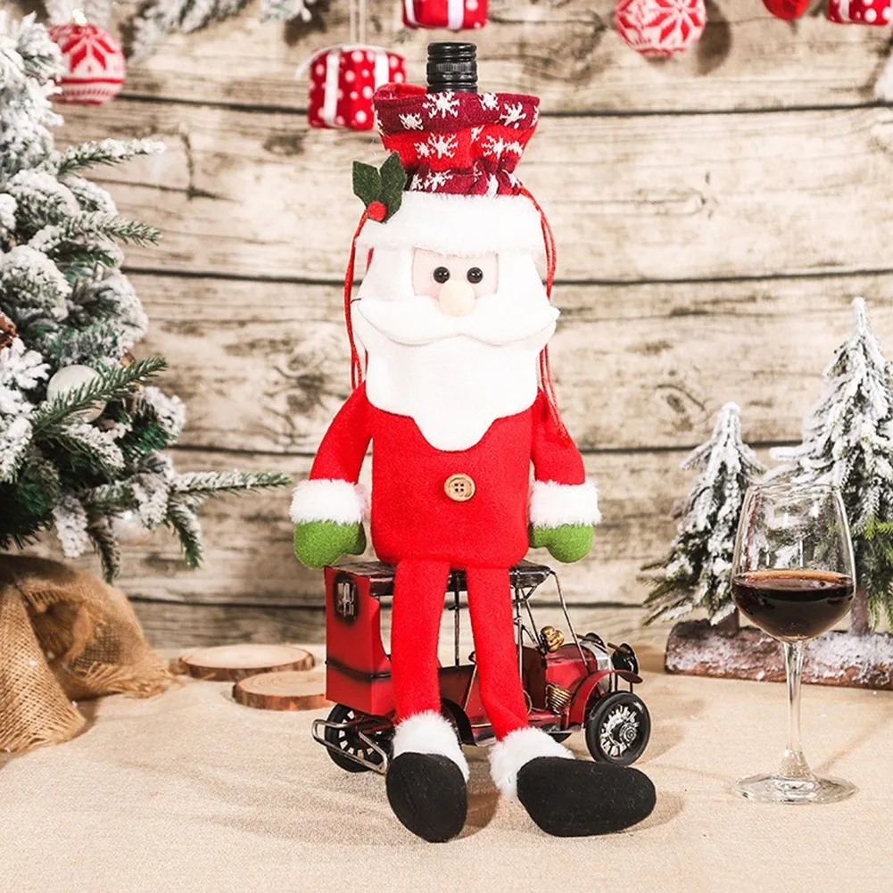 Christmas Wine Bottle Cover Santa Claus Snowman With Car Xmas Red Wine Decor Gift For Home Merry Party Desktop Ornaments
Christmas Wine Bottle Cover Santa Claus Snowman With Car Xmas Red Wine Decor Gift For Home Merry Party Desktop Ornaments