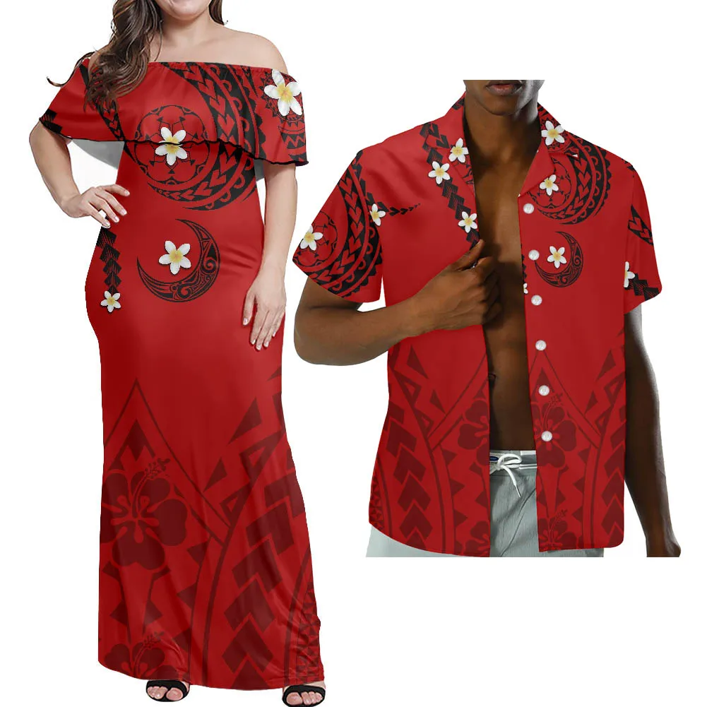 Hycool Red Strapless Long Bodycon Dresses On Sales With Free Shipping Polynesian Tribal Island Wedding Matching Couple Outfits
Hycool Red Strapless Long Bodycon Dresses On Sales With Free Shipping Polynesian Tribal Island Wedding Matching Couple Outfits