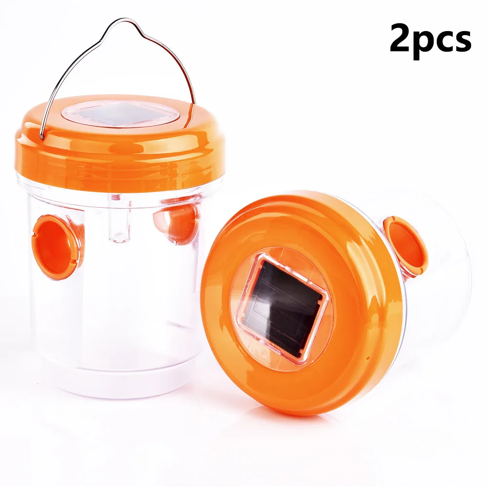 2x Solar Powered Outdoor Wasp Trap Catcher UV Light Hornets Bees Fruit Fly Insect Traps Garden Equipment Pest Control Supplies
2x Solar Powered Outdoor Wasp Trap Catcher UV Light Hornets Bees Fruit Fly Insect Traps Garden Equipment Pest Control Supplies