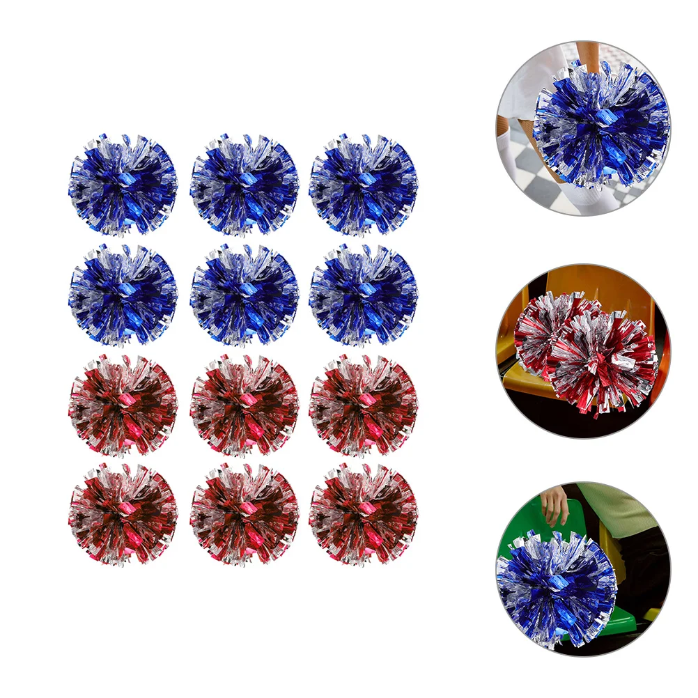 Metallic Cheering Pompoms Cheerleading Bouquet Gold Foil Cheerleader Accessories
Metallic Cheering Pompoms Cheerleading Bouquet Gold Foil Cheerleader Accessories