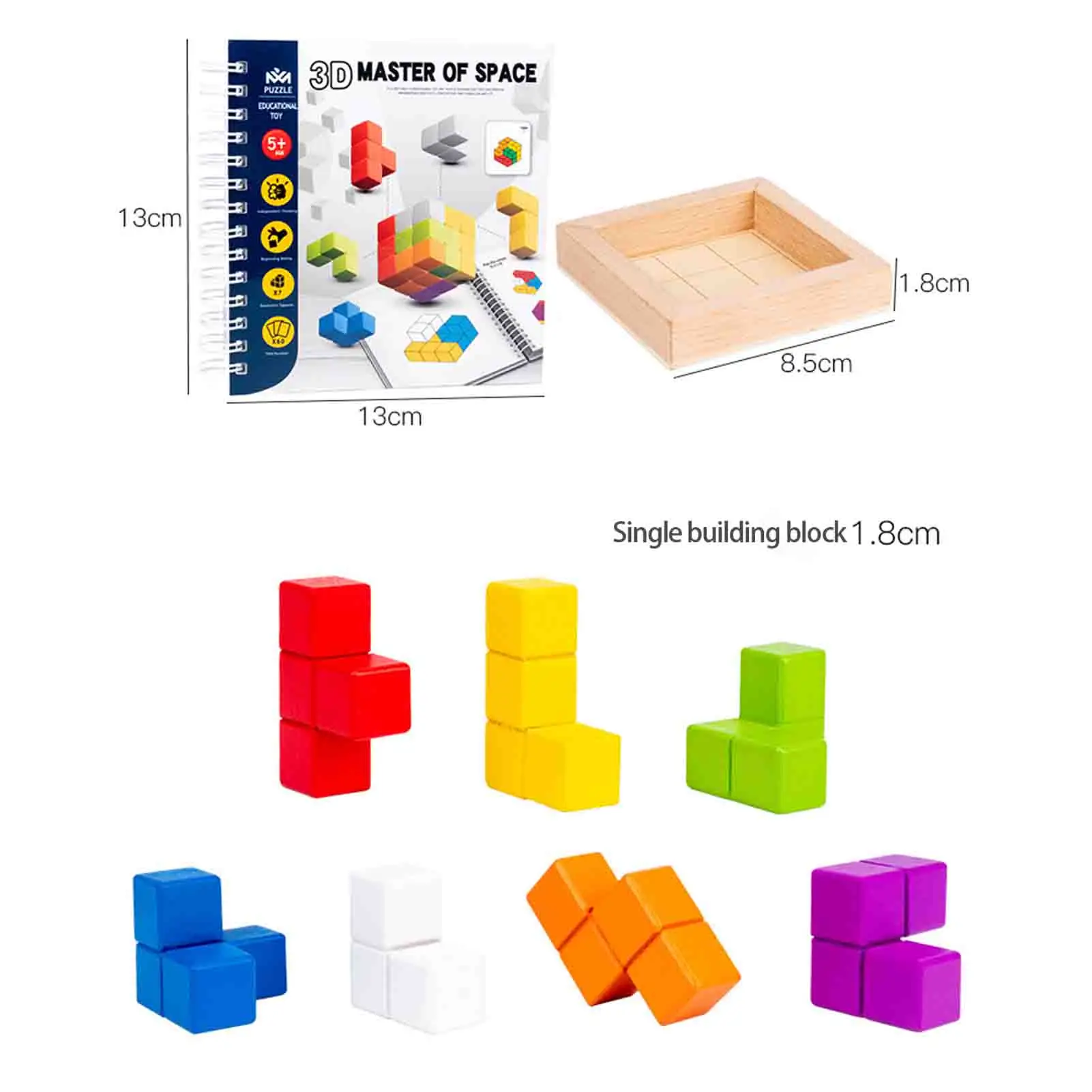 Children's Thinking Genius Square Block Toy Wooden Genius Square Toys Kids Innovative Building Blocks Puzzle Games for Toddlers
Children's Thinking Genius Square Block Toy Wooden Genius Square Toys Kids Innovative Building Blocks Puzzle Games for Toddlers
