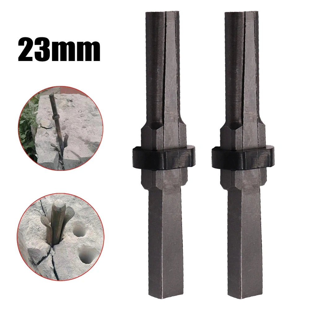 2set 23mm Metal Plug Wedges Feather Shims Concrete Stone Splitting Tool Rock Splitter Hand Tools Accessory
2set 23mm Metal Plug Wedges Feather Shims Concrete Stone Splitting Tool Rock Splitter Hand Tools Accessory