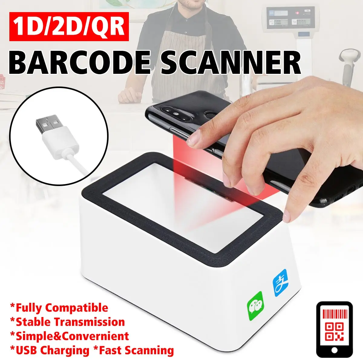 2D Barcode Scanner USB QR Bar code Reader USB RS232 Interface For Kiosk Small Fixed Mount Vending Machine QR Bar Code Reader
2D Barcode Scanner USB QR Bar code Reader USB RS232 Interface For Kiosk Small Fixed Mount Vending Machine QR Bar Code Reader