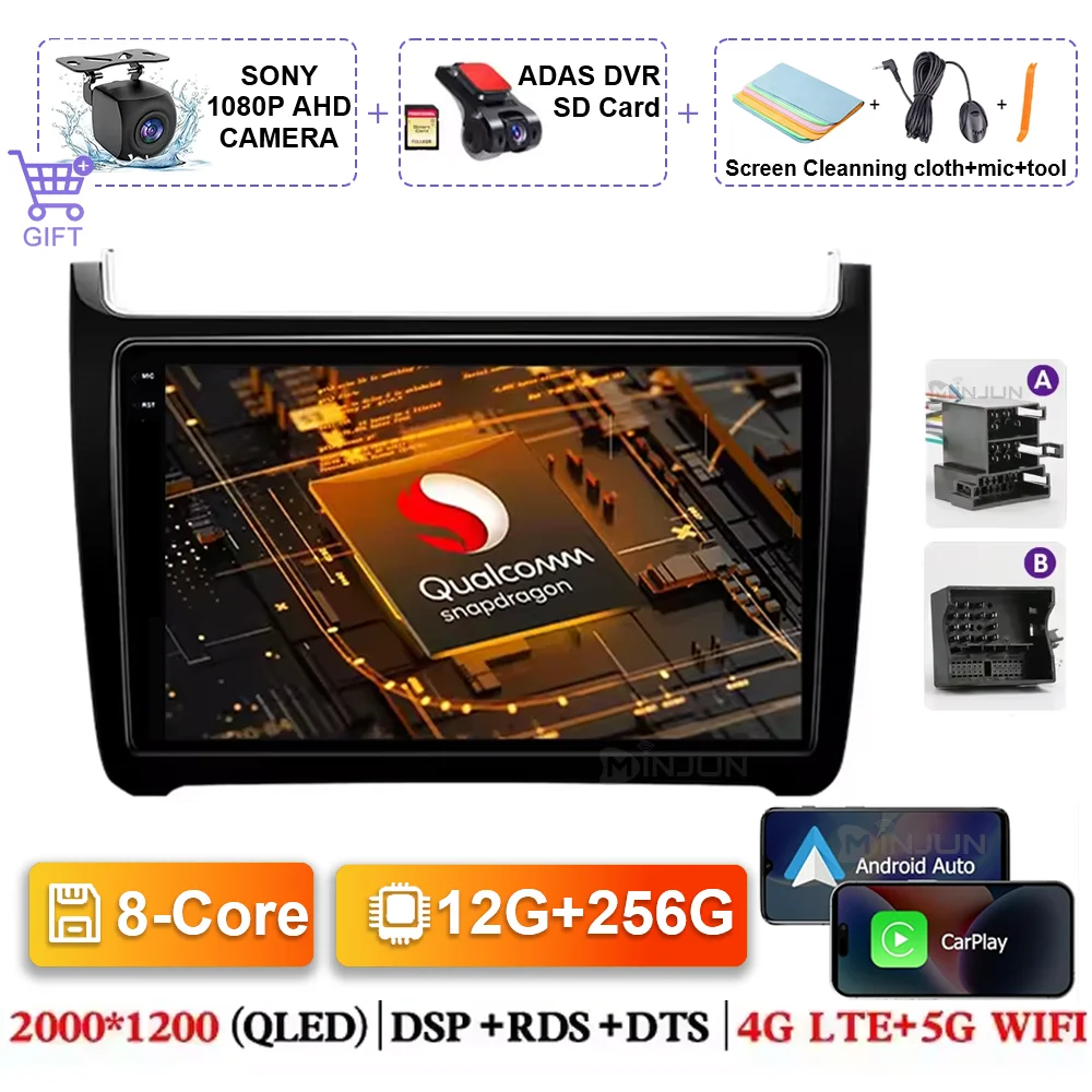 Автомобильный радиоприемник для VW Volkswagen Polo 5, Android Auto Carplay, автомобильный стерео мультимедийный плеер, Wi-Fi, GPS, авторадио, автомобильные интеллектуальные системы
Автомобильный радиоприемник для VW Volkswagen Polo 5, Android Auto Carplay, автомобильный стерео мультимедийный плеер, Wi-Fi, GPS, авторадио, автомобильные интеллектуальные системы