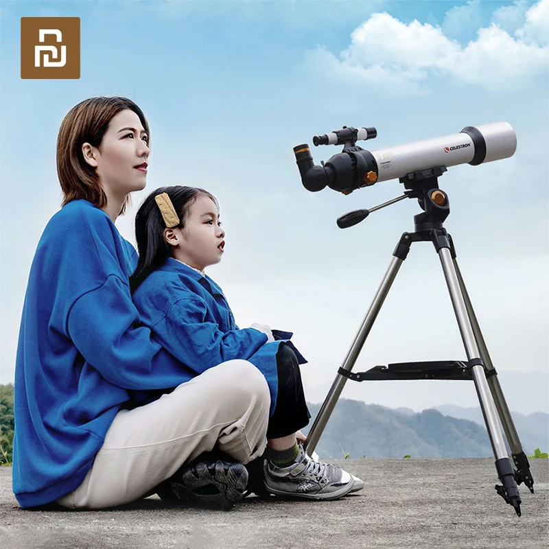 

Youpin CELESTRON Libra SCTW-70 Telescope 70/500mm Alt-Az Refractor Astronomical Telescope Xiaomi Professional Telescope