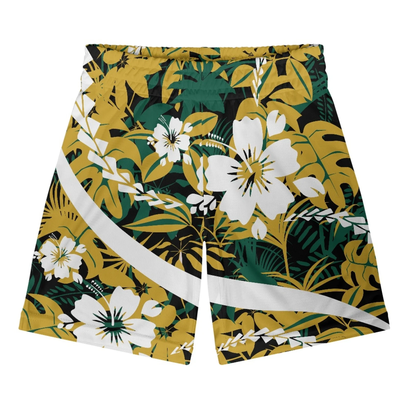 

Polynesian Tribal Samoan Totem Tattoo Samoa Prints Men Basketball Shorts Hot Pants Elastic Waistband Patchwork Shorts Casual NEW