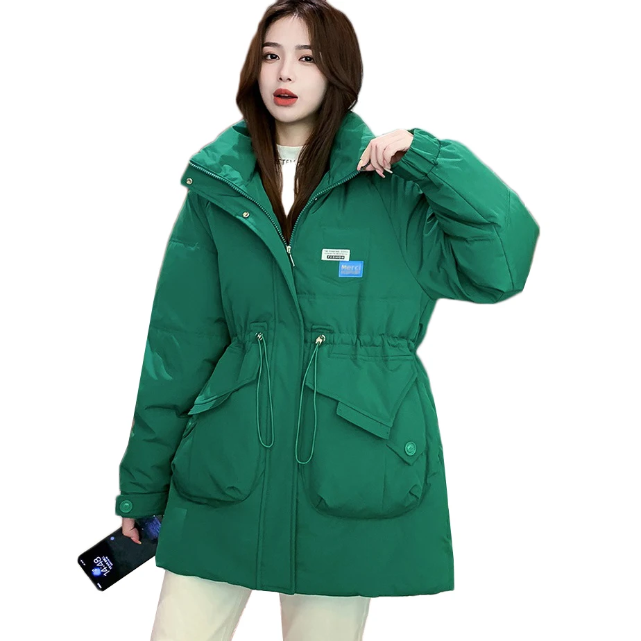 2022 Women Winter Hooded Parkas Thick Down Cotton Padded Jacket Woman Oversize Long Overcoat Loose Tooling Cotton Clothes Female
2022 Women Winter Hooded Parkas Thick Down Cotton Padded Jacket Woman Oversize Long Overcoat Loose Tooling Cotton Clothes Female