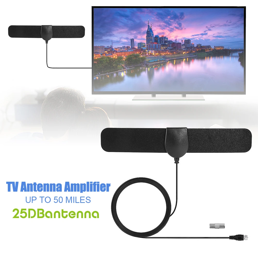 50 Miles Indoor Digital TV Antenna 25dB High Gain 1080P HDTV Signal Receiver Polarization Linearity LNA Gain 25dB
50 Miles Indoor Digital TV Antenna 25dB High Gain 1080P HDTV Signal Receiver Polarization Linearity LNA Gain 25dB