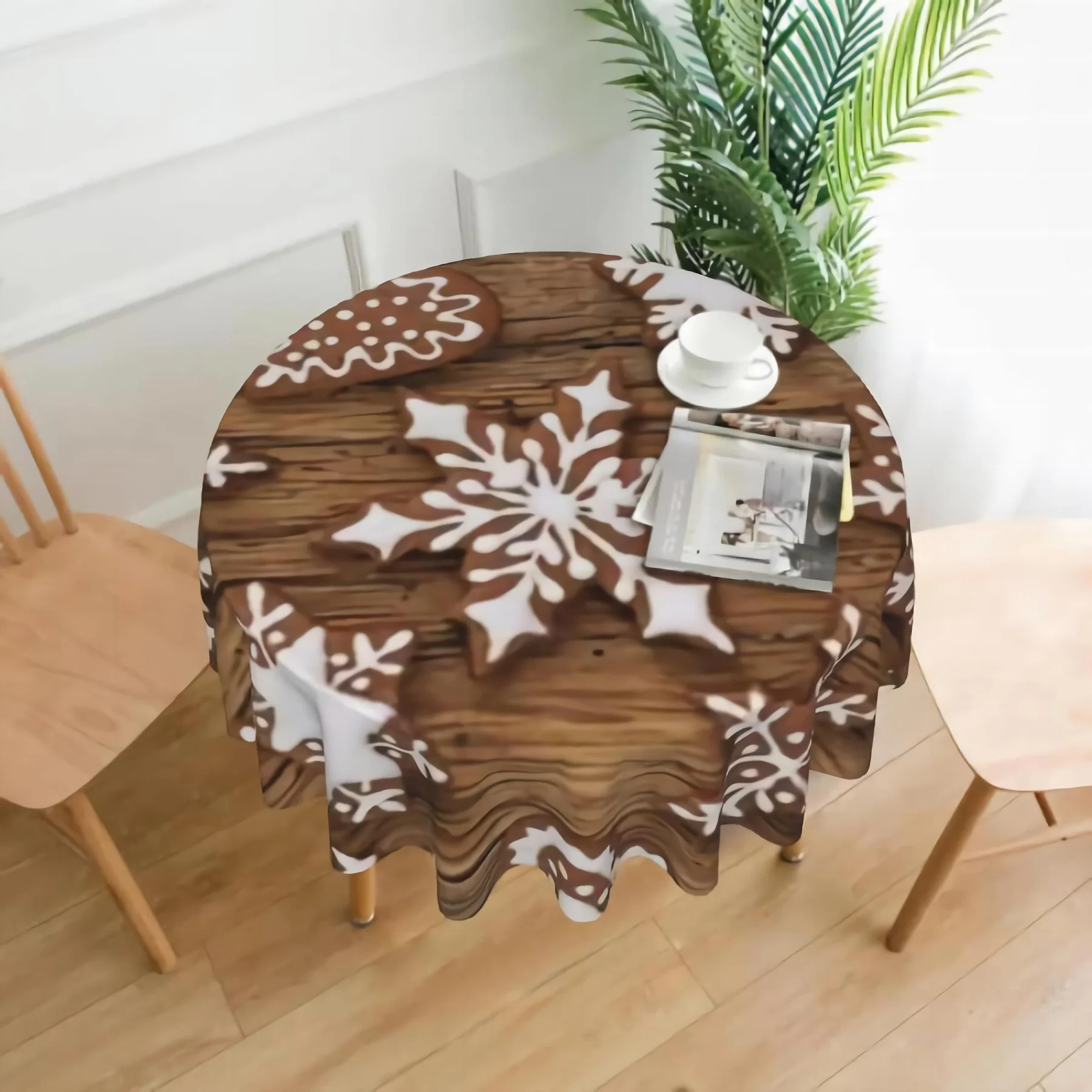 Christmas Cookies Round 60 Inch Table Cloths Round Table Cover Polyester Tablecloth Washable Table Cover
Christmas Cookies Round 60 Inch Table Cloths Round Table Cover Polyester Tablecloth Washable Table Cover