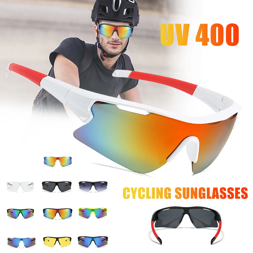 Cycling Sunglasses UV400 Protection Windproof Outdoor Sports Fishing Glasses for Men Women MTB Road Bike Riding Eyewear Goggles
Cycling Sunglasses UV400 Protection Windproof Outdoor Sports Fishing Glasses for Men Women MTB Road Bike Riding Eyewear Goggles