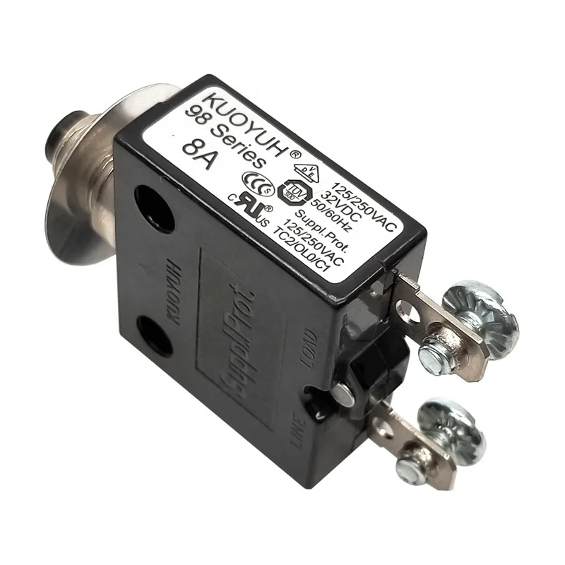 KUOYUH 98 Series 3A 4A 5A 6A 7A 8A 9A 10A 11A 12A 13A 15A 16A 18A 20A 21A 22A 25A overload overcurrent protector
KUOYUH 98 Series 3A 4A 5A 6A 7A 8A 9A 10A 11A 12A 13A 15A 16A 18A 20A 21A 22A 25A overload overcurrent protector