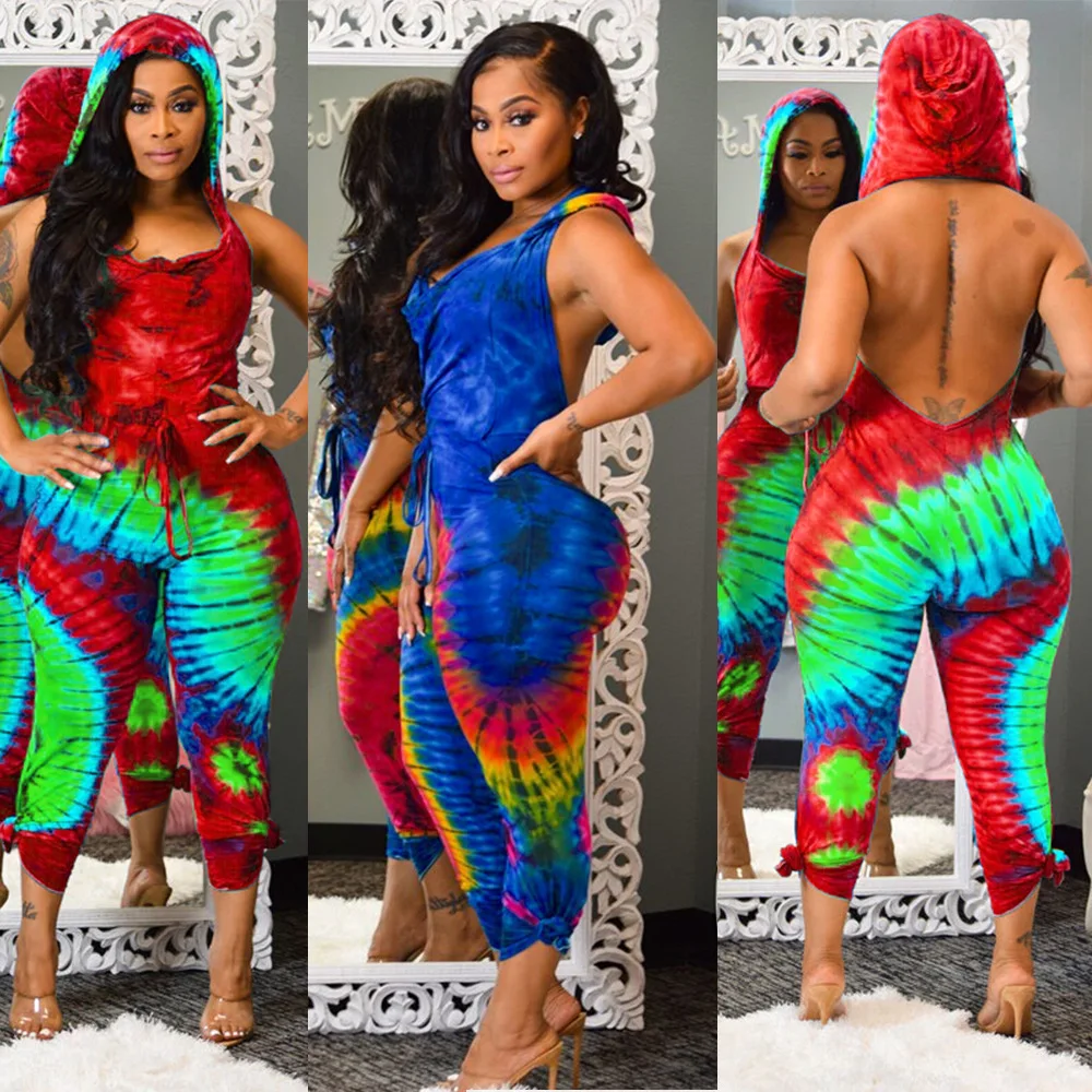 K8799 women's jumpsuit spring and summer women's fashion print backless hooded flared jumpsuit women's nightclub
K8799 women's jumpsuit spring and summer women's fashion print backless hooded flared jumpsuit women's nightclub