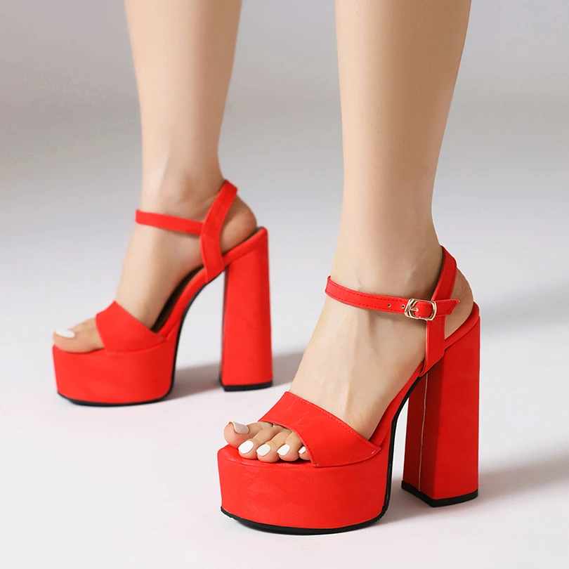 Front&Rear Strap High Platform Shallow Sexy Sandals For Women With Round Toe Super High Thick Heel Hollow Out Open Toe Sandals
Front&Rear Strap High Platform Shallow Sexy Sandals For Women With Round Toe Super High Thick Heel Hollow Out Open Toe Sandals