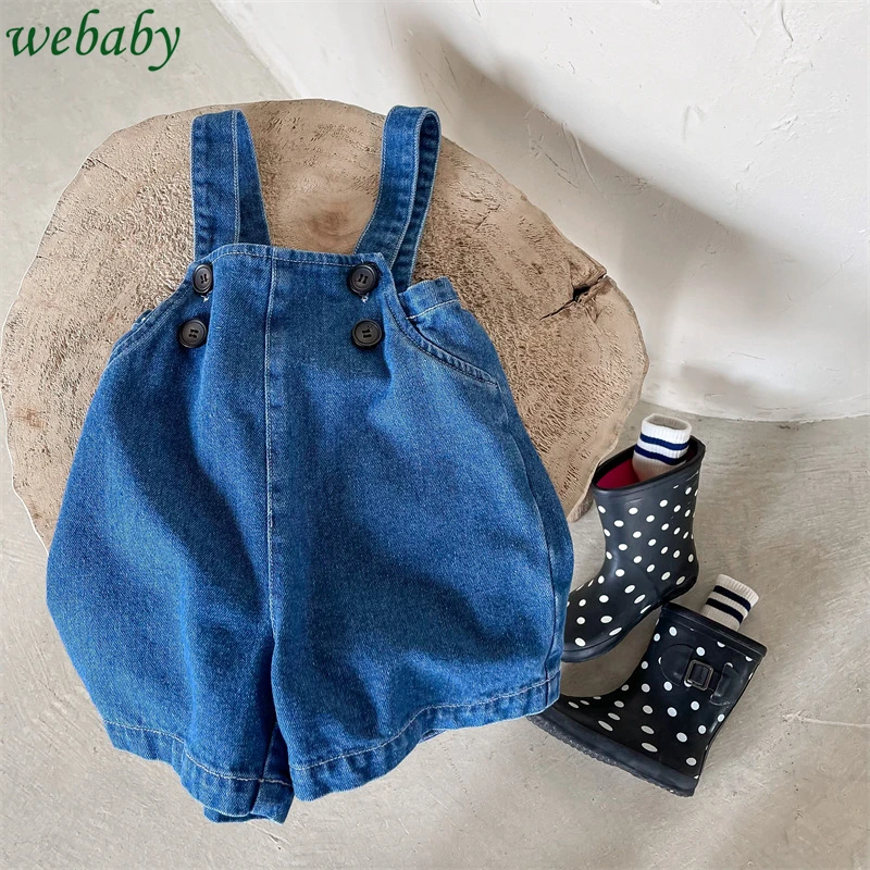 New Jumpsuit For Kids Baby Bodysuits Jeans Pants Korean Japan Style Girls Overalls Loose Fashion Sleeveless Baby Girls Clothes
New Jumpsuit For Kids Baby Bodysuits Jeans Pants Korean Japan Style Girls Overalls Loose Fashion Sleeveless Baby Girls Clothes