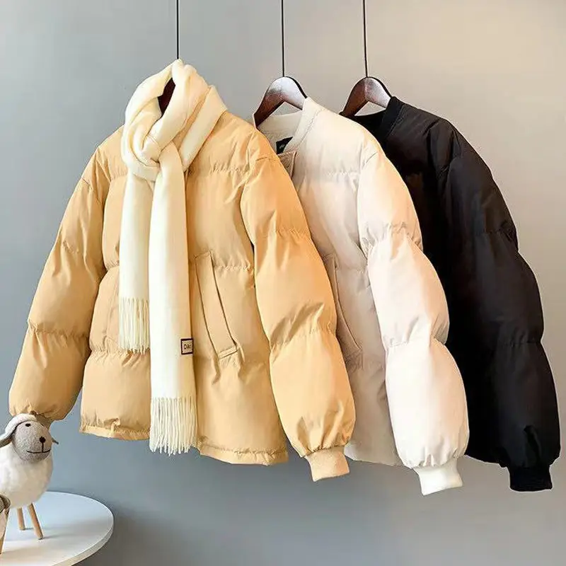 Winter Warm Thick Women's Parkas Korean Style Simple Solid Coat Ladies Loose Fashion Long Sleeve Black Top Female Clothes 2022
Winter Warm Thick Women's Parkas Korean Style Simple Solid Coat Ladies Loose Fashion Long Sleeve Black Top Female Clothes 2022