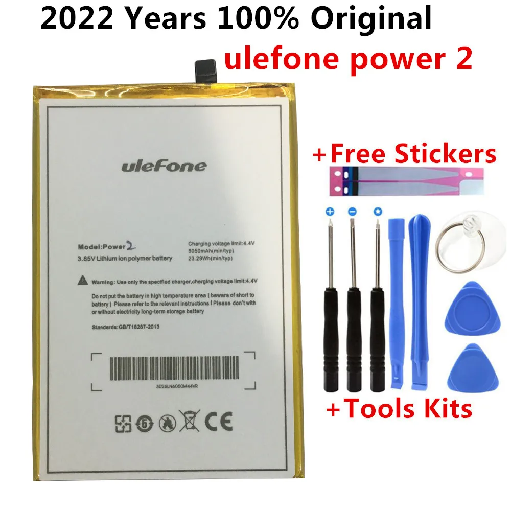 Replacement Battery For Ulefone Power 2 Power2 mobile phone 6050mAh Rechargeable Li-polymer Batteries Batteria 100% Tested
Replacement Battery For Ulefone Power 2 Power2 mobile phone 6050mAh Rechargeable Li-polymer Batteries Batteria 100% Tested