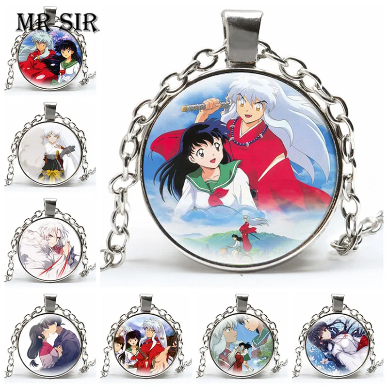 Anime Inuyasha Cosplay Pendant Necklaces Higurashi Kagome Sesshoumaru Miroku Cartoon Figures Glass Cabochon Necklaces Kids Gifts
Anime Inuyasha Cosplay Pendant Necklaces Higurashi Kagome Sesshoumaru Miroku Cartoon Figures Glass Cabochon Necklaces Kids Gifts