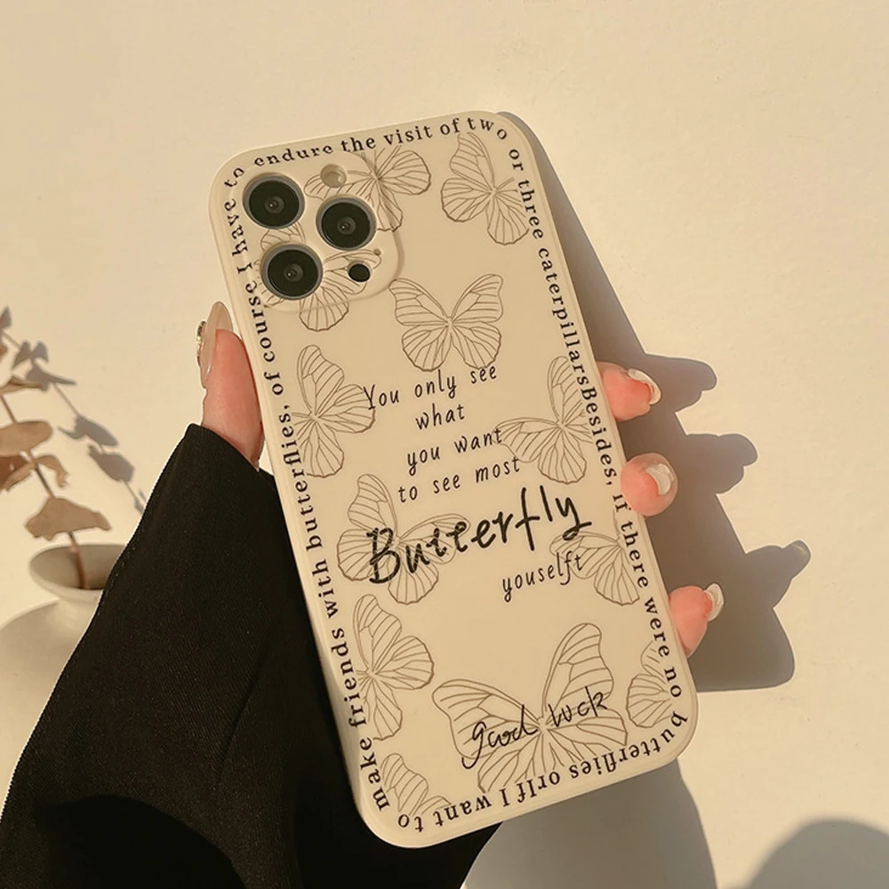 Original butterfly shockproof cute cartoon phone case for iphone 14 13 mini 11 pro max 12 xsmax x xr se 2020 7 8 plus cover capa
Original butterfly shockproof cute cartoon phone case for iphone 14 13 mini 11 pro max 12 xsmax x xr se 2020 7 8 plus cover capa