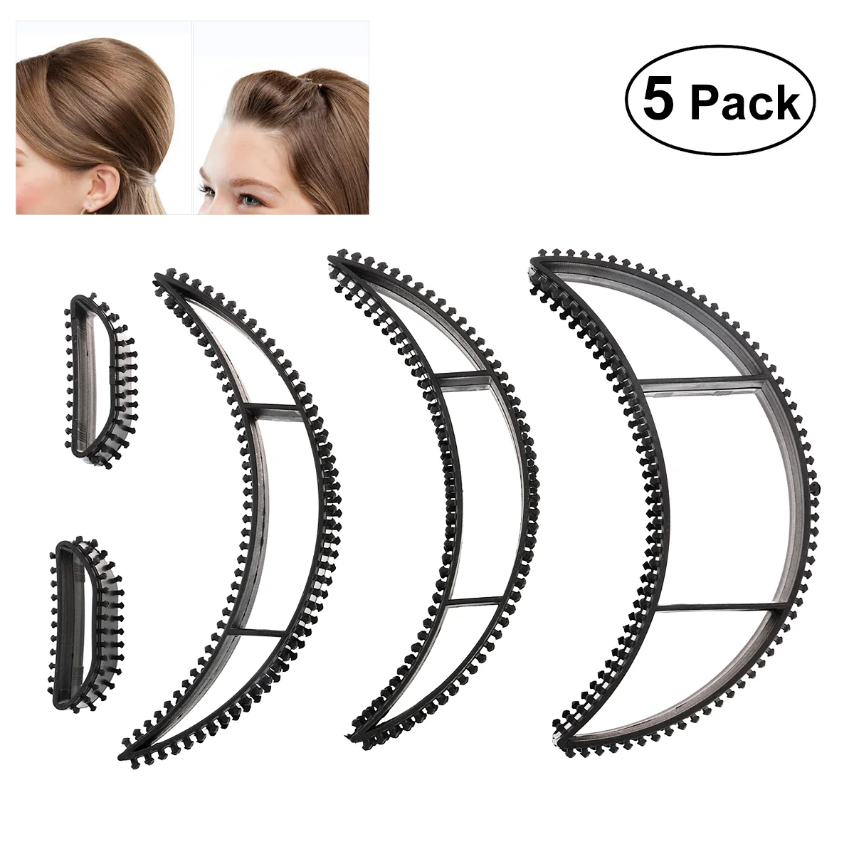 5pcs Bumpits Prime Sturdy Durable Professional Premium Volume Increase Hair Comb for Lady Female Girl
5pcs Bumpits Prime Sturdy Durable Professional Premium Volume Increase Hair Comb for Lady Female Girl
