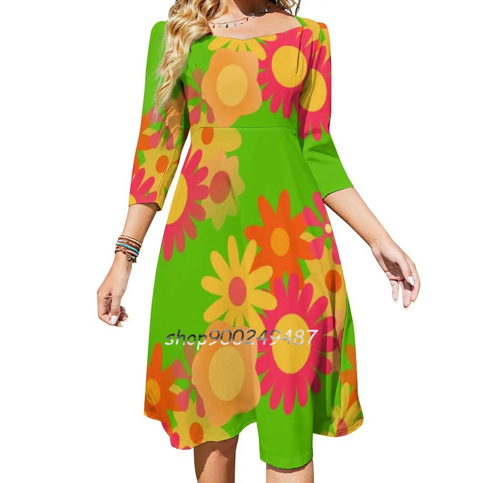 Groovy Mod Floral Flare Dress Square Neck Dress Elegant Female Fashion Printed Dress Groovy Mod Floral Mod Floral Mod Flowers
Groovy Mod Floral Flare Dress Square Neck Dress Elegant Female Fashion Printed Dress Groovy Mod Floral Mod Floral Mod Flowers