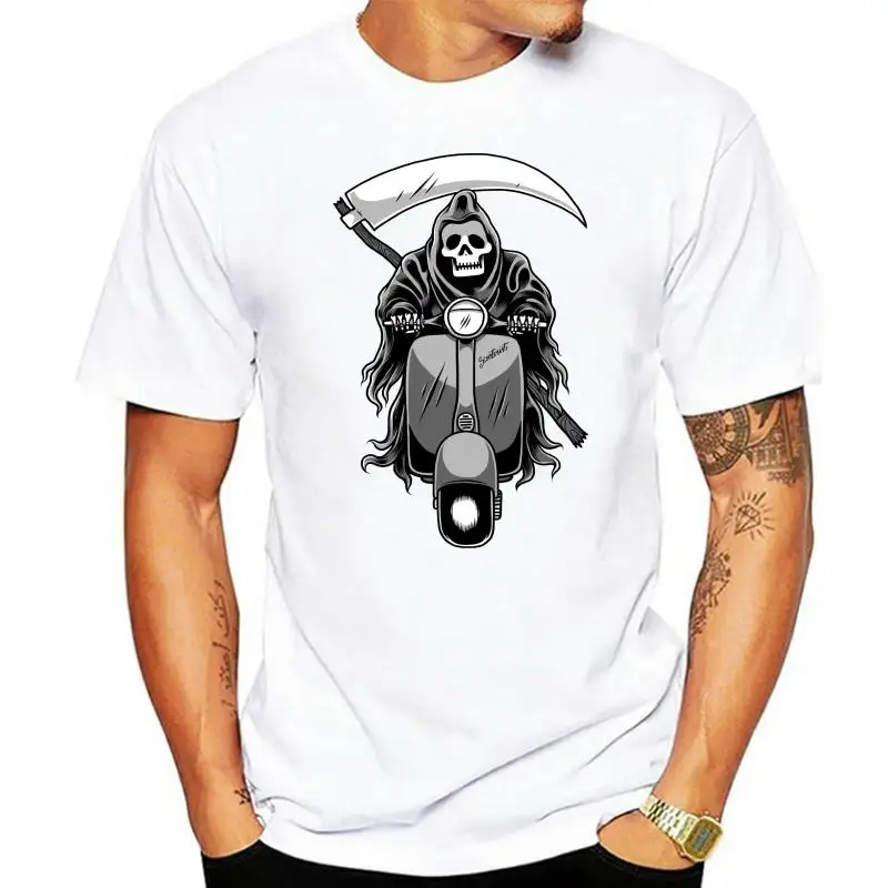 Death Scooter Scooterist Reaper Skeleton Motorcycle Riding T-Shirt Summer O-Neck Tops Tee Shirt
Death Scooter Scooterist Reaper Skeleton Motorcycle Riding T-Shirt Summer O-Neck Tops Tee Shirt