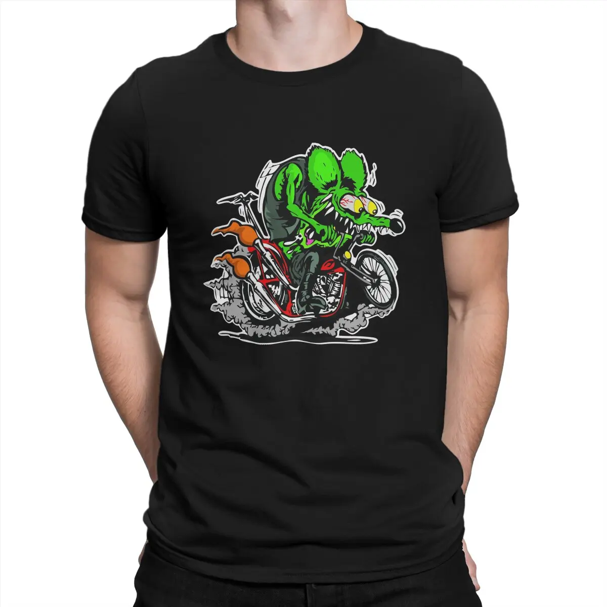 

Tales of the Rat Fink John Goodman Newest TShirt for Men Motorcycle Round Collar Pure Cotton T Shirt Distinctive Birthday Gifts