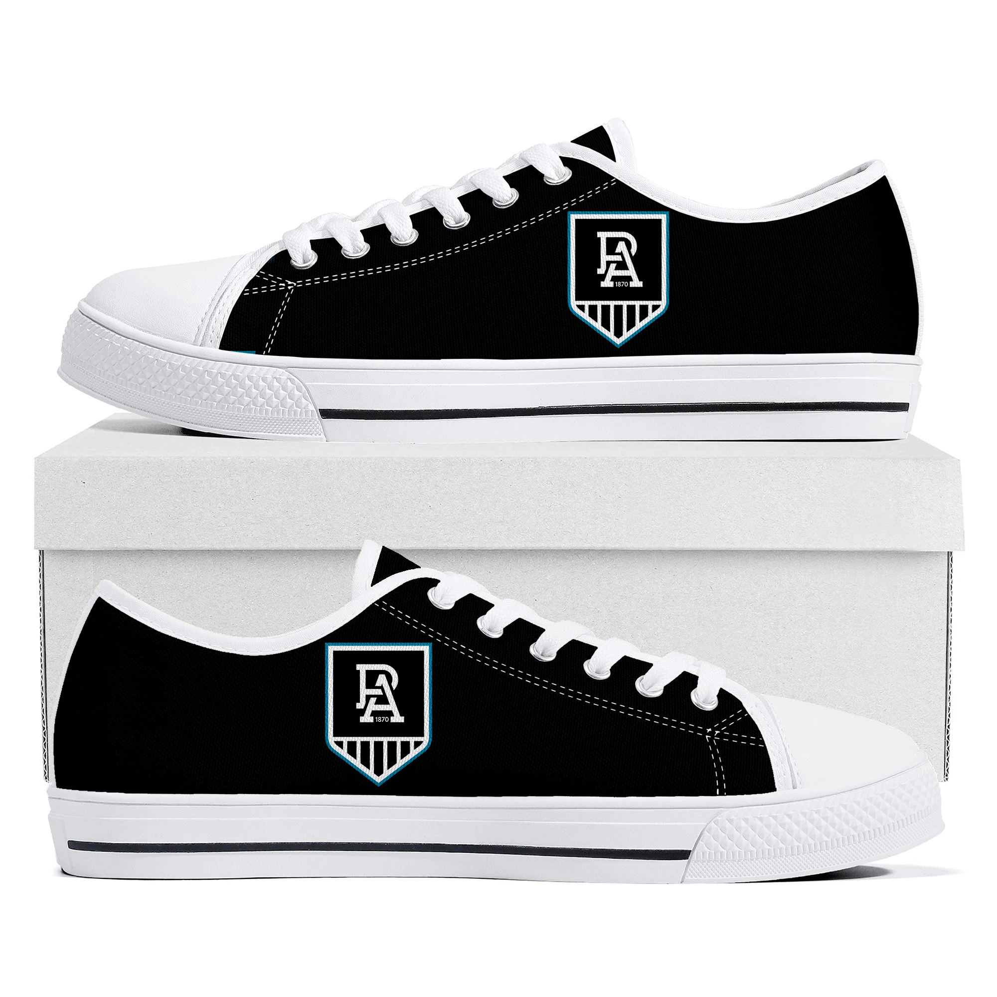 Port Adelaide Power Australian Football Low Top Sneakers Mens Womens Teenager Canvas High Quality Sneaker Casual Custom Made DIY
Port Adelaide Power Australian Football Low Top Sneakers Mens Womens Teenager Canvas High Quality Sneaker Casual Custom Made DIY