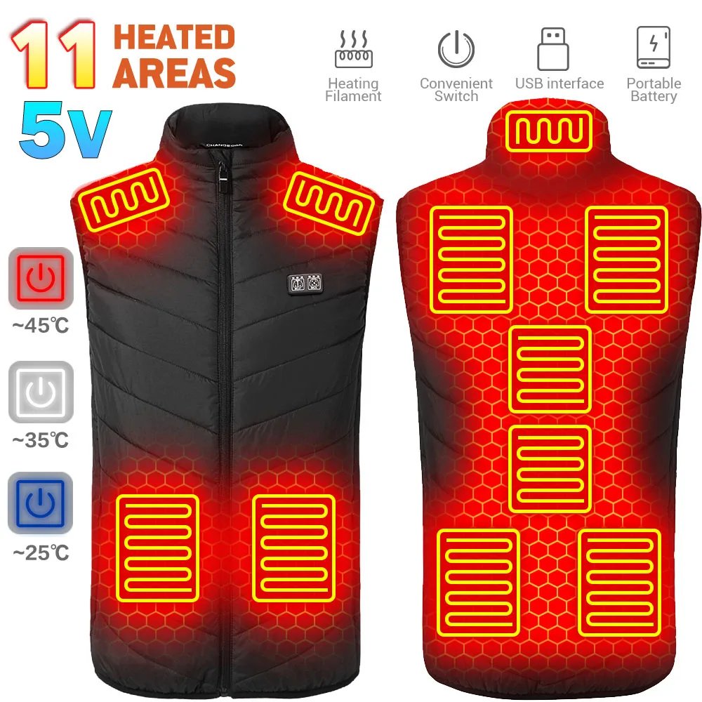 Мужской жилет с подогревом, куртка, жилет с защитой от замерзания, одежда для охоты, мотоцикла, лыжного спорта, жилет с подогревом, с питанием...
Мужской жилет с подогревом, куртка, жилет с защитой от замерзания, одежда для охоты, мотоцикла, лыжного спорта, жилет с подогревом, с питанием...