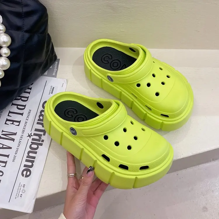 Summer Women Clogs Quick Dry Wedges Platform Garden Shoes Beach Sandals Home Slippers Thick Sole Increased Flip Flops for Women
Summer Women Clogs Quick Dry Wedges Platform Garden Shoes Beach Sandals Home Slippers Thick Sole Increased Flip Flops for Women