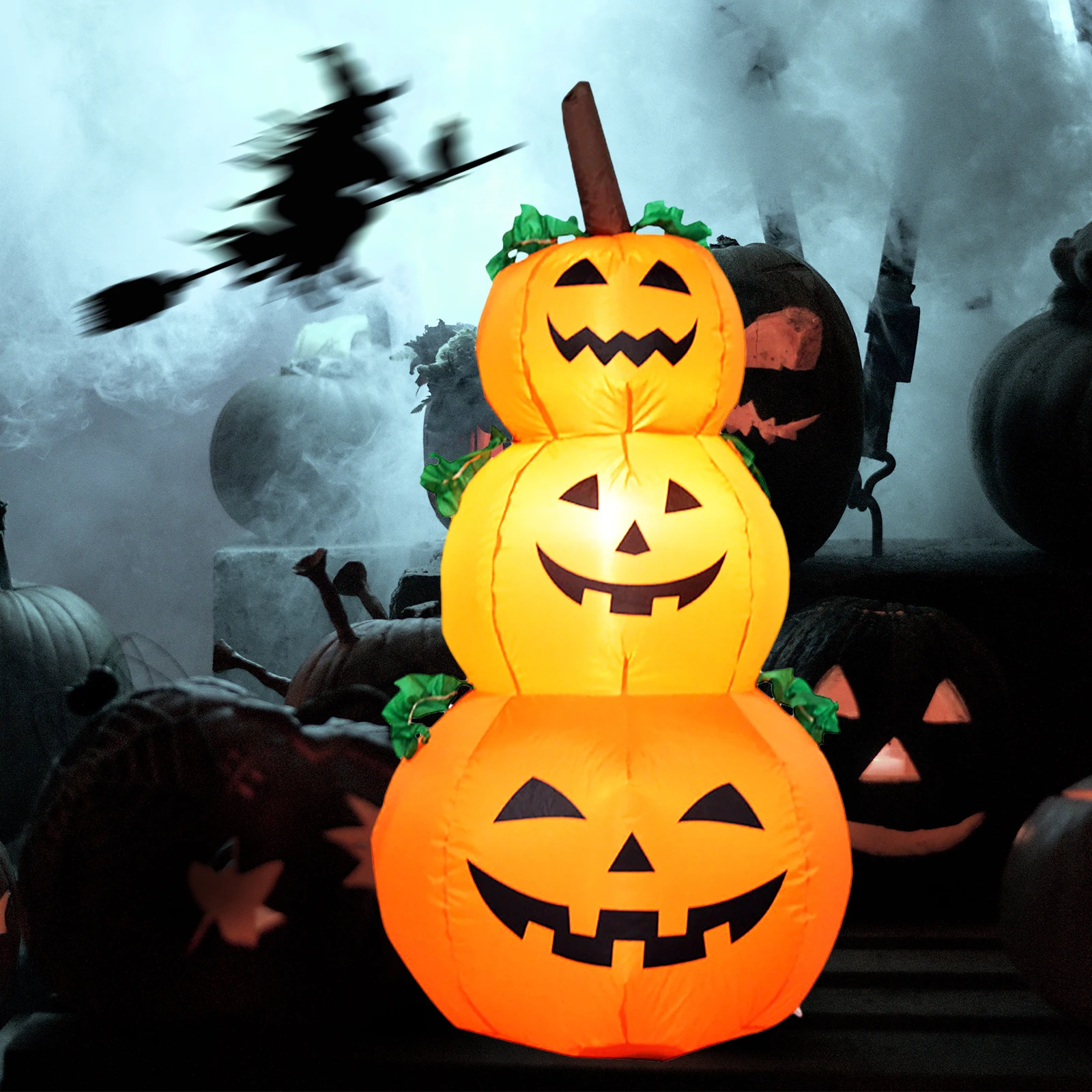 3PCS 4FT Pumpkin LED Lantern Halloween Inflatable Toys New Year Party Props For Children Christmas Gift Yard Garden Deco Blow Up
3PCS 4FT Pumpkin LED Lantern Halloween Inflatable Toys New Year Party Props For Children Christmas Gift Yard Garden Deco Blow Up