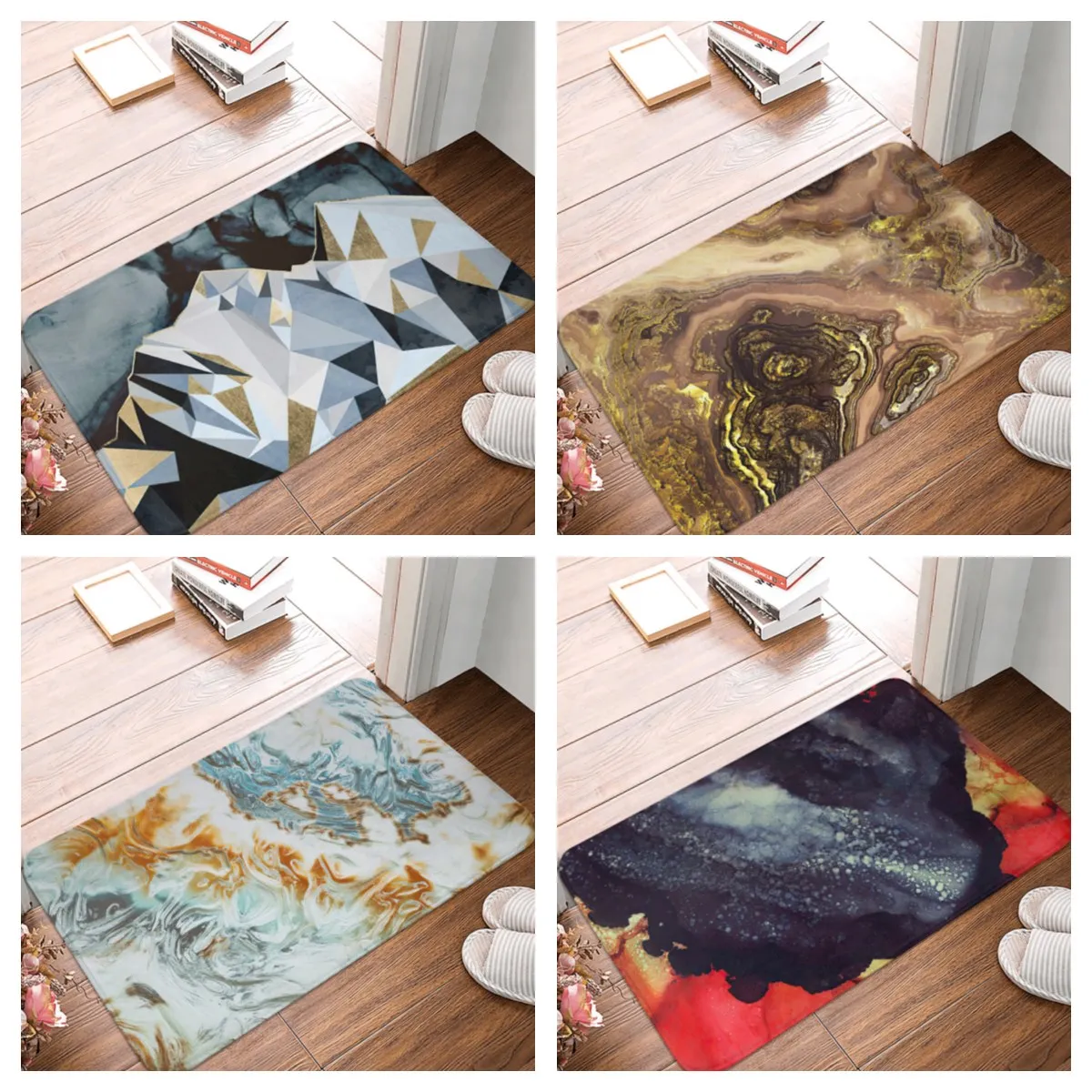 Мраморный Печатный коврик для ванной комнаты, коралловый бархатный коврик, комнатный коврик, цветные Противоскользящие коврики, домашний д...
Мраморный Печатный коврик для ванной комнаты, коралловый бархатный коврик, комнатный коврик, цветные Противоскользящие коврики, домашний д...