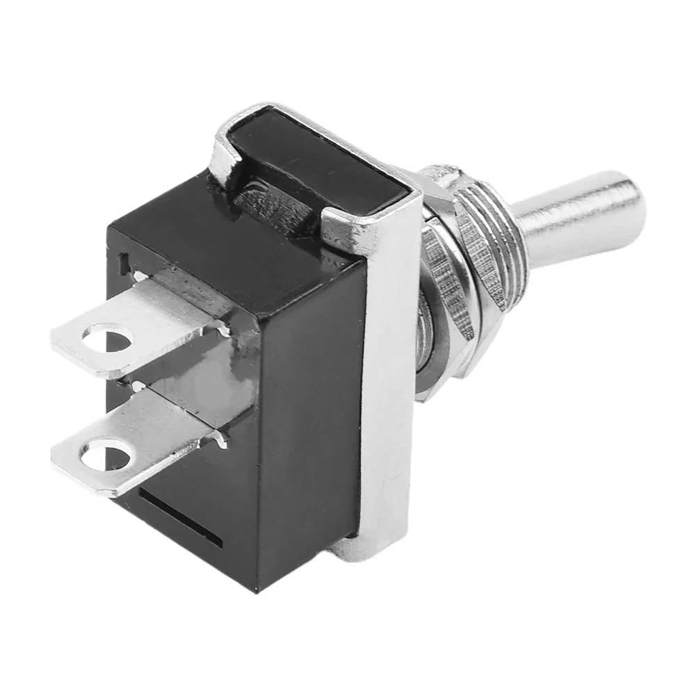Black+Silver Rocker Switch ON/OFF 1/5pcs 10A 12V 25A 50mΩ Max Car Dash Duty Flick Switches For 12.5mm Round Hole
Black+Silver Rocker Switch ON/OFF 1/5pcs 10A 12V 25A 50mΩ Max Car Dash Duty Flick Switches For 12.5mm Round Hole