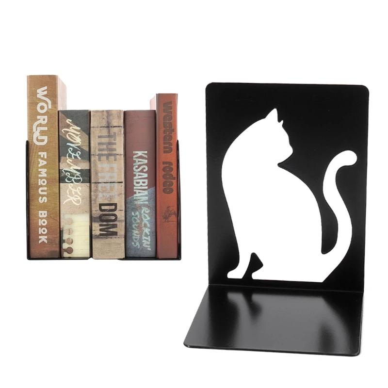 Ceative Hollow-out Bookends Pack of 2 Iron Book Stand Classic Magazine Book File Organizer Holder for Home Office H8WD
Ceative Hollow-out Bookends Pack of 2 Iron Book Stand Classic Magazine Book File Organizer Holder for Home Office H8WD