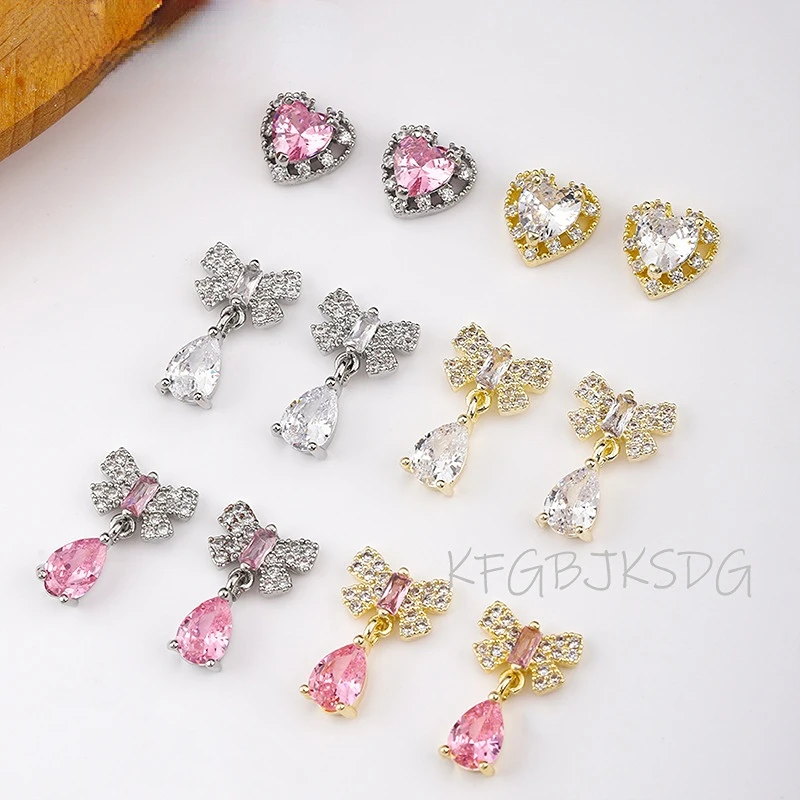 5 шт./партия, подвески для ногтей с розовым Цирконом
5 шт./партия, подвески для ногтей с розовым Цирконом