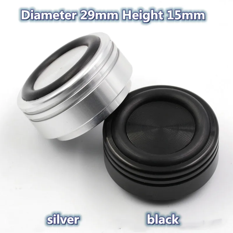 Silver Black Diameter 29mm Height 15mm Aluminum Audio Amplifier Speaker Machine Feet Shock Absorber Feet Foot Pad
Silver Black Diameter 29mm Height 15mm Aluminum Audio Amplifier Speaker Machine Feet Shock Absorber Feet Foot Pad