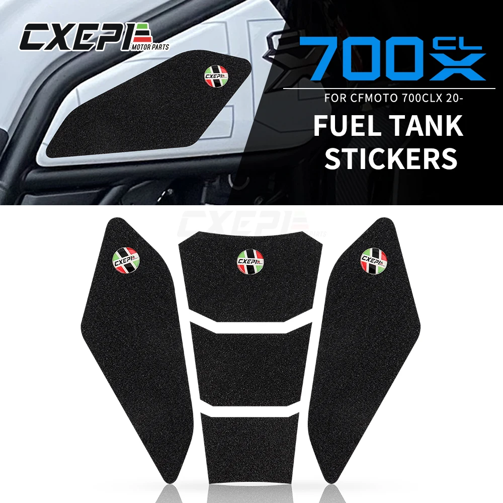 For CFMOTO 700 CL-X 700 CLX 700CLX Motorcycle PVC Tank Traction Pad Side Gas Knee Grip Protector Anti slip sticker Accessories
For CFMOTO 700 CL-X 700 CLX 700CLX Motorcycle PVC Tank Traction Pad Side Gas Knee Grip Protector Anti slip sticker Accessories