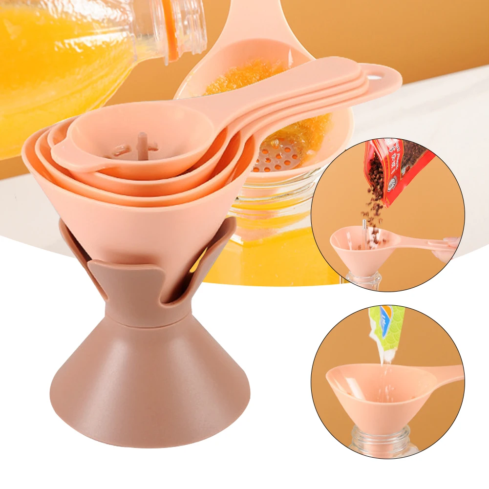6 In 1 Multifunctional Funnel Set Reusable Oil Juice Filter For Kitchen Liquid Dispensing Tool Funnels Accesorios De Cocina
6 In 1 Multifunctional Funnel Set Reusable Oil Juice Filter For Kitchen Liquid Dispensing Tool Funnels Accesorios De Cocina