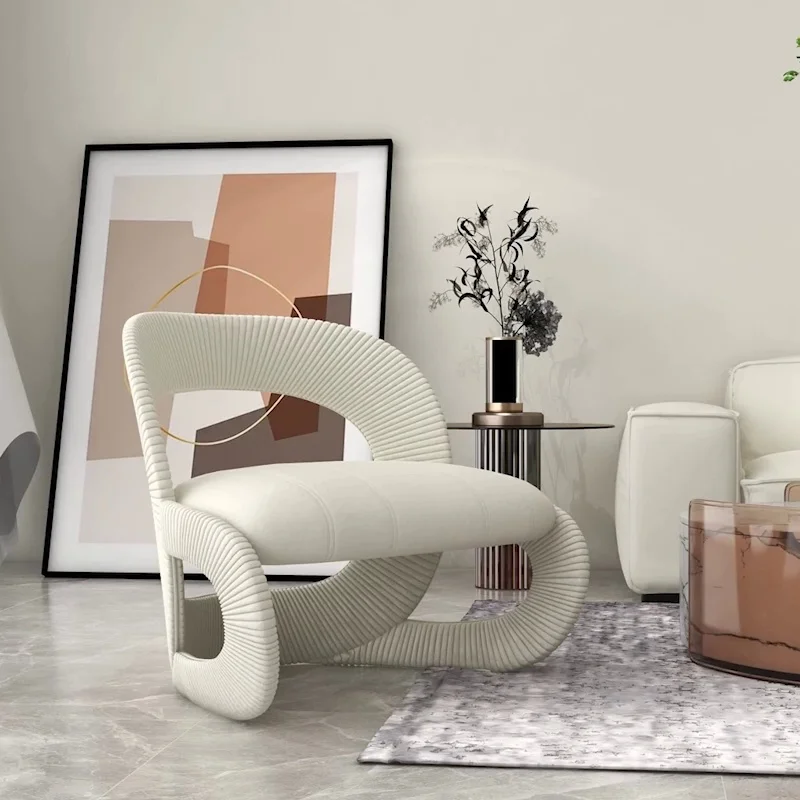 Custom Art Single Sofa Chair Modern Simple Small Apartment Bedroom Living Room Balcony Leisure Alien Furniture
Custom Art Single Sofa Chair Modern Simple Small Apartment Bedroom Living Room Balcony Leisure Alien Furniture