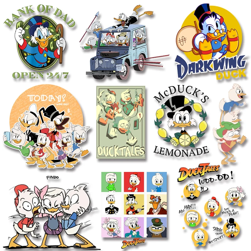 DuckTales Disney Movie Ducks Iron on transfers for Clothes Heat transfer stickers Patches for clothes
DuckTales Disney Movie Ducks Iron on transfers for Clothes Heat transfer stickers Patches for clothes