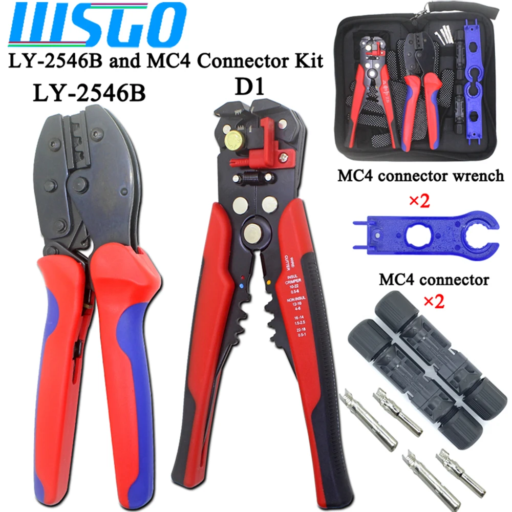 LY-2546B pliers photovoltaic capacity 2.5 / 4 / 6mm2 14-10AWG connector group solar D1 wire cutting tool kit
LY-2546B pliers photovoltaic capacity 2.5 / 4 / 6mm2 14-10AWG connector group solar D1 wire cutting tool kit