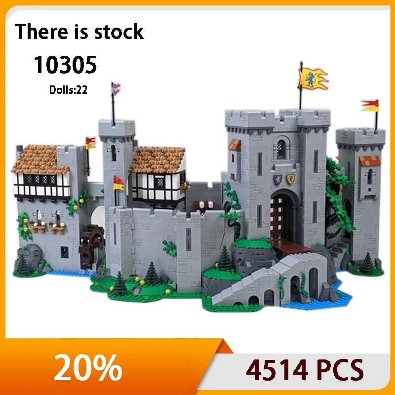 90th Anniversary 4514 PCS Lion King Castle compatible with 10305 building block toys for kids Christmas birthday gift toys
90th Anniversary 4514 PCS Lion King Castle compatible with 10305 building block toys for kids Christmas birthday gift toys