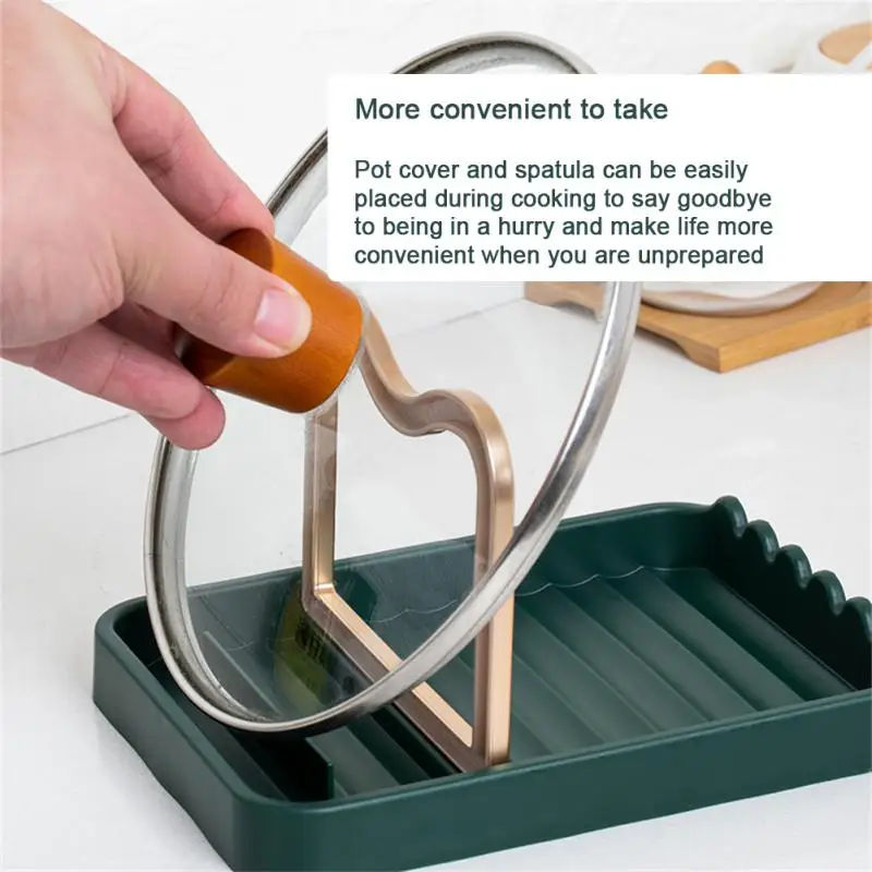 Light Luxury Multi-purpose Storage Rack Spoon Lid Rack Abs Material Pot Cover Holder Kitchen Accessories Convenient Spatula Rack
Light Luxury Multi-purpose Storage Rack Spoon Lid Rack Abs Material Pot Cover Holder Kitchen Accessories Convenient Spatula Rack