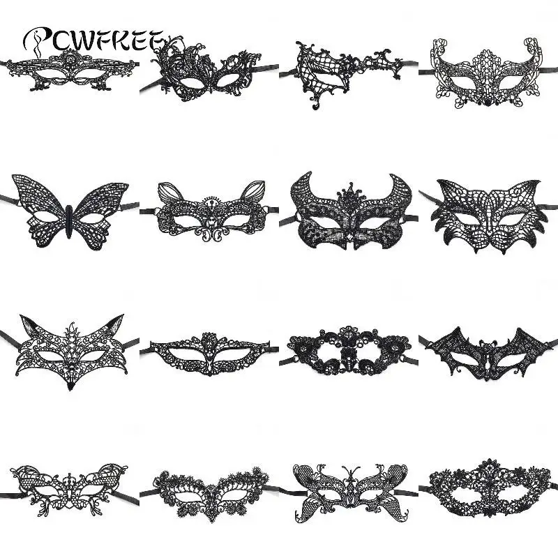Women Sexy Black Lace Mask Masquerade Party Eye Mask Festival Halloween Cosplay Masks Accessories
Women Sexy Black Lace Mask Masquerade Party Eye Mask Festival Halloween Cosplay Masks Accessories