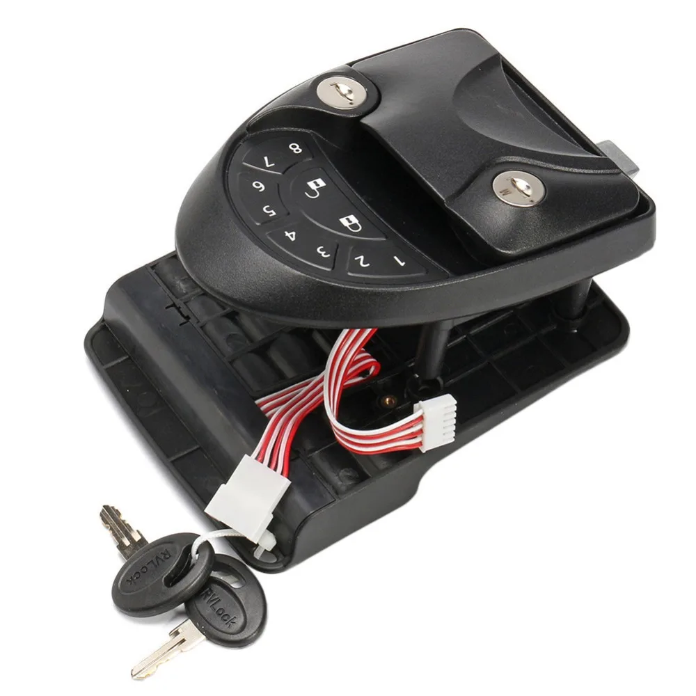 RV Keyless Entry Door Lock Handle Latch, 20Meter Wireless Remote Control for Trailer Caravan Camper Lock with KeyCamper Trailer
RV Keyless Entry Door Lock Handle Latch, 20Meter Wireless Remote Control for Trailer Caravan Camper Lock with KeyCamper Trailer
