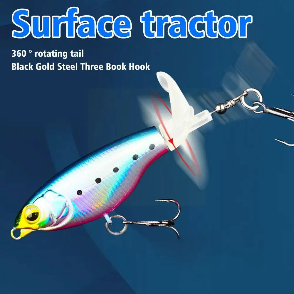 Propeller Fishing Lure 1PCS 7.5cm 6.5g Bionic Hard Bait Fishing Bait Tackle Fishing Fishing Tail Spin Rotating Bait Outdoor N1O4
Propeller Fishing Lure 1PCS 7.5cm 6.5g Bionic Hard Bait Fishing Bait Tackle Fishing Fishing Tail Spin Rotating Bait Outdoor N1O4