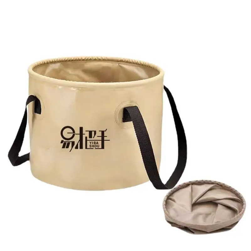 Ведро для воды из ткани, легкое портативное складное ведро с ручками для хранения воды в походе
Ведро для воды из ткани, легкое портативное складное ведро с ручками для хранения воды в походе