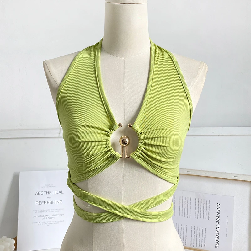 Y2K Halter Basic Camisole Woman Backless Butterfly Lace-up Camis Female Sleeveless Fashion Tank Top Women Clothing Dropshipping
Y2K Halter Basic Camisole Woman Backless Butterfly Lace-up Camis Female Sleeveless Fashion Tank Top Women Clothing Dropshipping