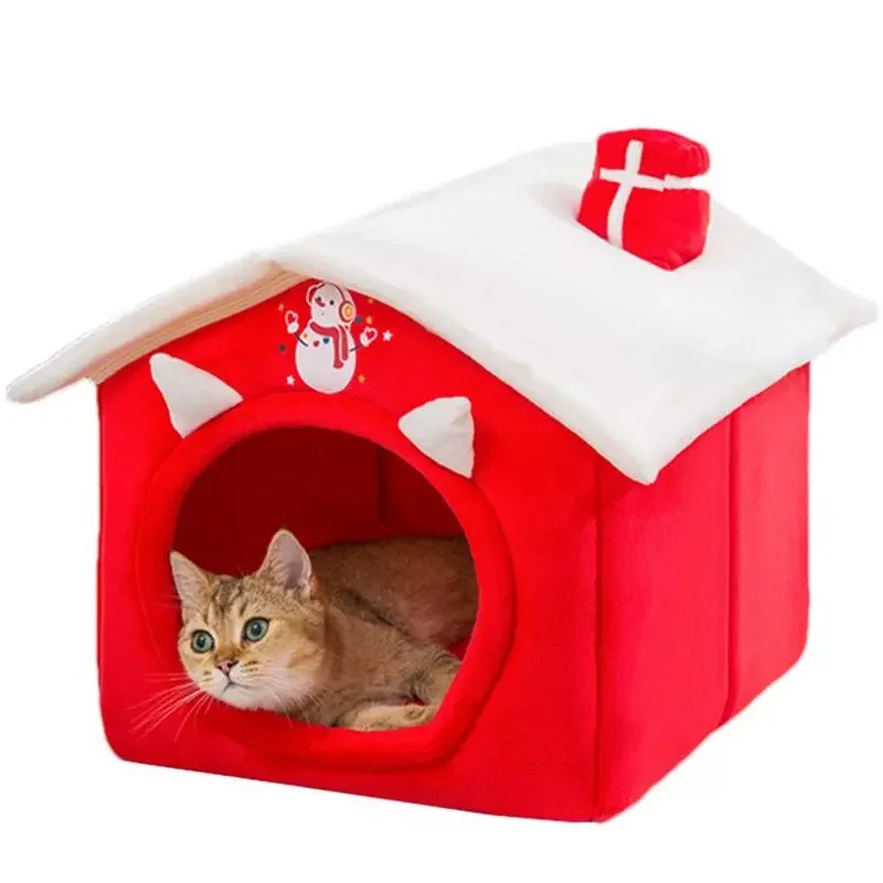 2023NEW Bed Christmas Pet House Bed Winter Warm Tent Soft & Warm Winter Nest For Privacy & Comfort Foldable Supplies
2023NEW Bed Christmas Pet House Bed Winter Warm Tent Soft & Warm Winter Nest For Privacy & Comfort Foldable Supplies