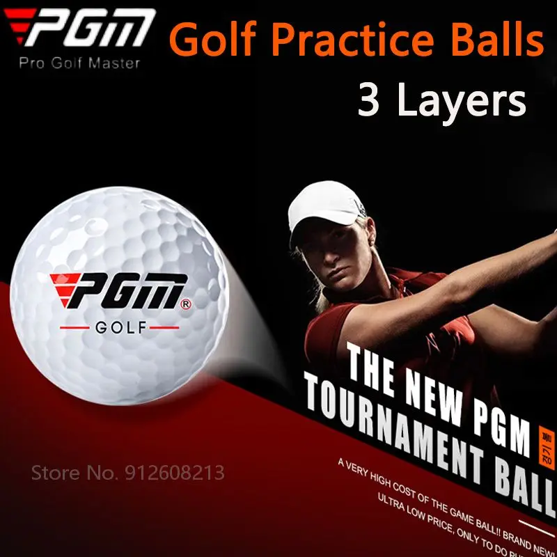 PGM 10 PCS/Pack Indoor Outdoor Golf Balls 3 Layers Golf Game Balls White Durable Practice Ball New Training Aids for Games 80-90
PGM 10 PCS/Pack Indoor Outdoor Golf Balls 3 Layers Golf Game Balls White Durable Practice Ball New Training Aids for Games 80-90